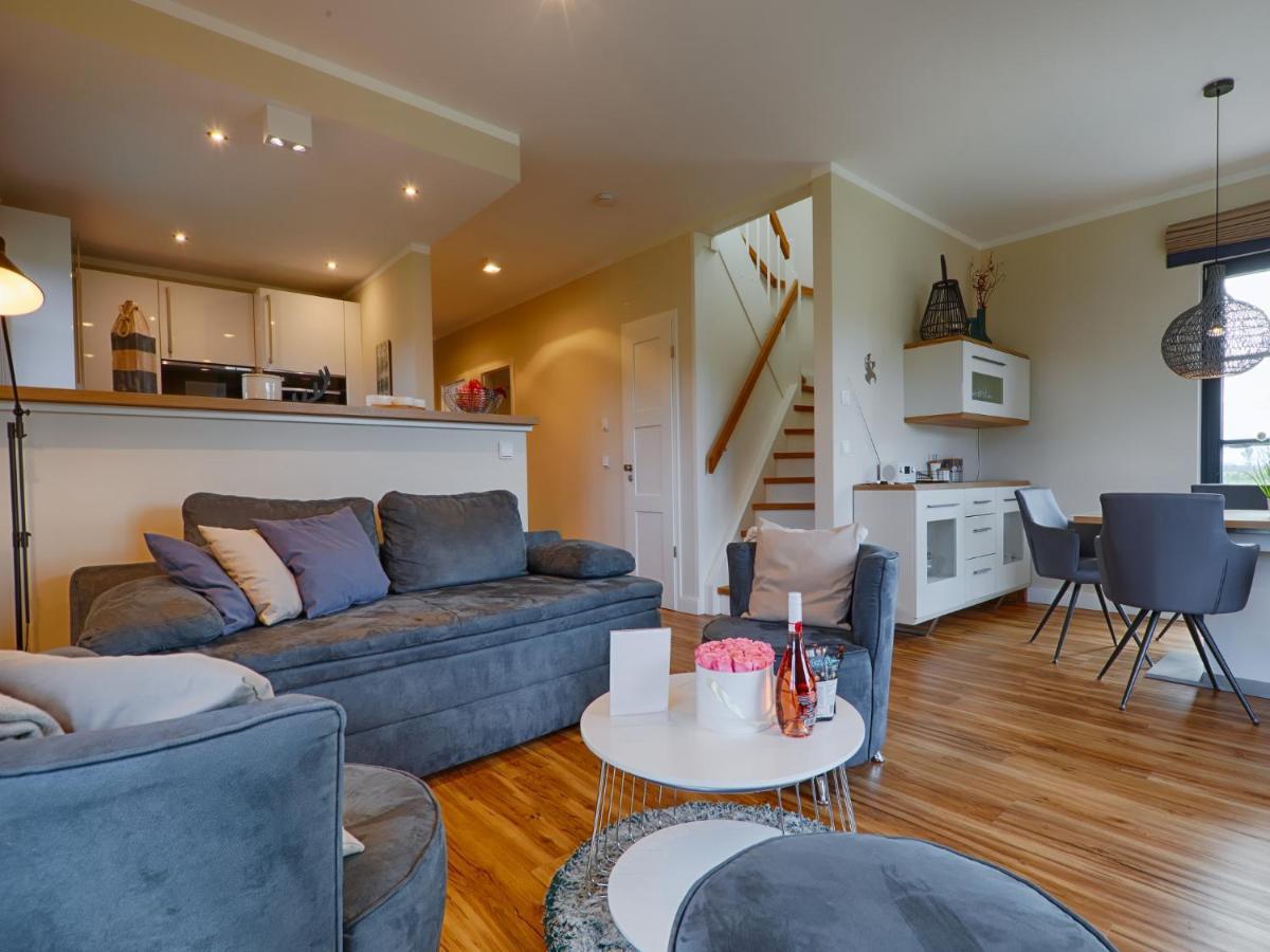 Reetland Am Meer - Premium Reetdachvilla Mit 3 Schlafzimmern, Sauna, Kamin Und Massagesessel F05 درانسكي المظهر الخارجي الصورة